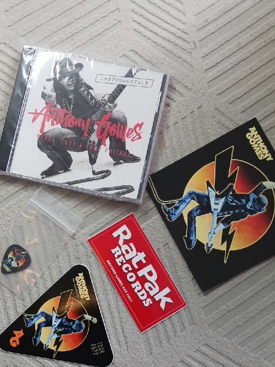 Anthony Gomes Other - Anthony Gomes CD + Sticker Pack & Pick
